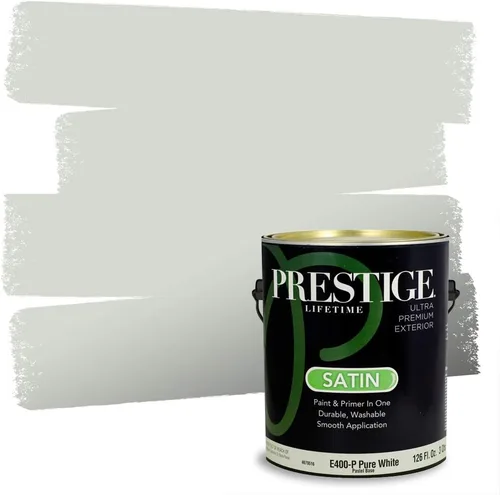 Vista 116 de PRESTIGE Paints - Pintura interior e imprimación en uno, 1 galón, cáscara de huevo, pimienta envejecida