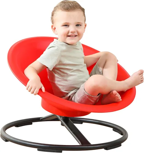 Vista 11 de Silla Giratoria para Niños Autistas, Juguetes de Sentarse y Girar para Autismo para Edad 3+, Silla Giratoria Sensorial que Mejora las Habilidades