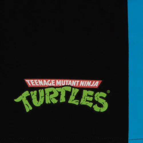 Vista 6 de Nickelodeon Teenage Mutant Ninja Turtles - Disfraz de 2 piezas para niños, conjunto de camiseta y pantalones cortos TMNT con capucha y pantalones