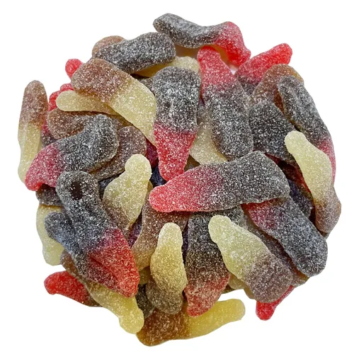 Vista 11 de Smarty Stop Sour Cola Bottle Gummy Candy (1 libra (paquete de 1), goma de mascar grande