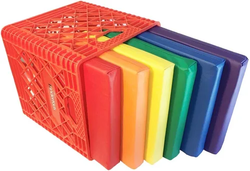 Vista 6 de KinderMat Kindercrate padre (naranja)