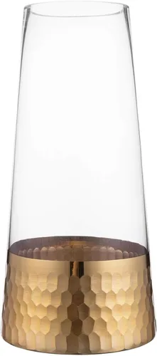 Vista 8 de MyGift Florero rústico de cristal transparente con cuerda de cáñamo tejida a mano, jarrón decorativo para decoración de casa de campo, bohemio
