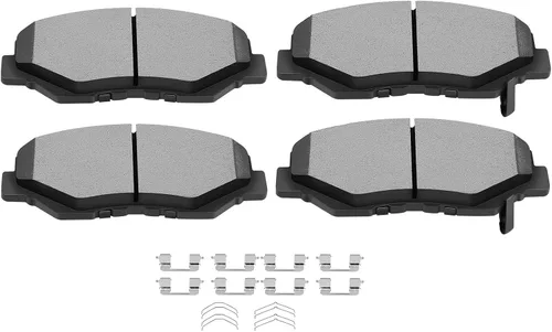 Vista 17 de Kit de pastillas de freno cerámicas, pastillas de freno SCITOO delanteras compatibles con Buick, Cadillac, Chevrolet, Oldsmobile, Pontiac, D699