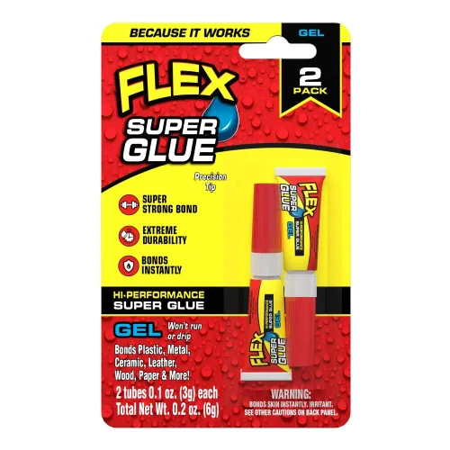 Vista 11 de Flex Super Glue Líquido, Botella de 20 Gramos, Pack de 2, Transparente, Enlace Instantáneo, Secado Rápido, Adhesivo de Cianoacrilatos, Punta