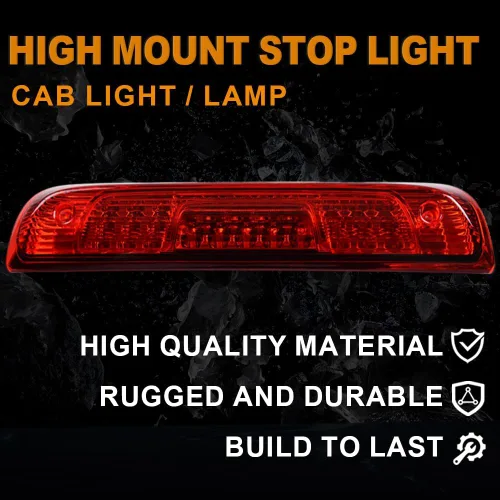 Vista 5 de PIT66 3ª Luz de Freno LED, Compatible con Chevy Silverado 2014-2018/Compatible con GMC Sierra 1500 2500HD 3500HD 2014-2018 Luz de Parada Trasera