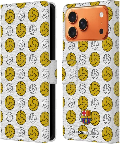 Vista 80 de Head Case Designs Funda de piel con licencia oficial del FC Barcelona Ball Pattern Campions compatible con Apple iPhone 11