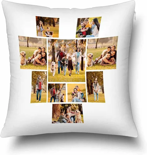 Vista 26 de Funda de almohada con foto personalizada, regalos para la familia, fotos personalizadas, fundas de almohada decorativas personalizadas, regalos