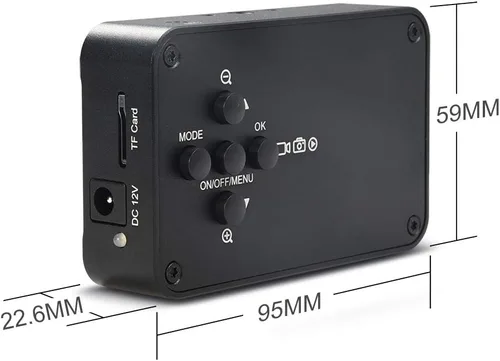 Vista 3 de MOKOSE Cámara HDMI de 12MP 1080P, Cámara Web USB de Transmisión HD en Streaming, Cámara de Grabación 4K@30FPS con Montura C/CS Industrial, Lente