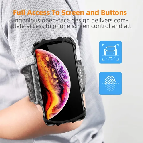 Vista 5 de Pulsera deportiva extraíble giratoria de 360 grados para teléfono móvil