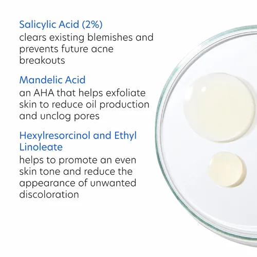 Vista 4 de PCA SKIN Gel facial para tratamiento de manchas de acné, suero facial iluminador de ácido salicílico al 2% para exceso de aceite, brotes y manchas