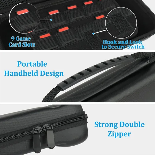 Vista 5 de RTop Switch 2 Accessories Kit for Nintendo Switch 2 (2025),Family Bundle Accessories Kit with Carrying Case& Screen Protector,Joy Con Grips and