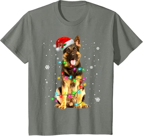 Vista 73 de Suéter de Navidad para perros de pastor alemán, suéter de Navidad para regalos de perros, Negro, S