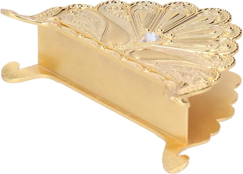 Vista 4 de Retro Napkin Holder, Table Tissue Dispenser, European Style Serviette Rack with Powder - Coated Steel Finish, Zinc Alloy Napkin Organiser for