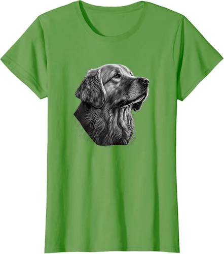 Vista 57 de Camiseta divertida Golden Retriever, Negro