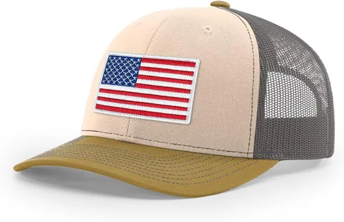 Vista 139 de Joe's USA Richardson 112 - Gorras de camionero con parche gráfico personalizado - Gorras estructuradas de cinco y seis paneles Richardson Premium