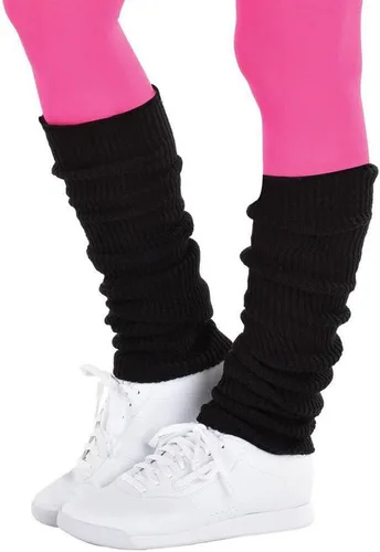 Vista 2 de ENASGLOO 2 pares de calentadores de piernas para mujer, calcetines largos de punto junior