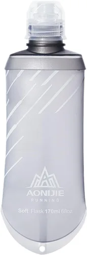 Vista 17 de TRIWONDER Botellas de agua plegables de poliuretano termoplástico sin BPA, frasco plegable para mochila de hidratación - Ideal para correr