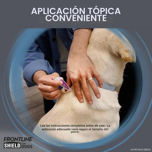 Vista 6 de FRONTLINE Shield - Tratamiento para pulgas y garrapatas para perros