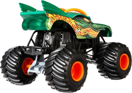 Vista 2 de Auto a escala Hot Wheels Monster Jam Dragon, escala 1: 24
