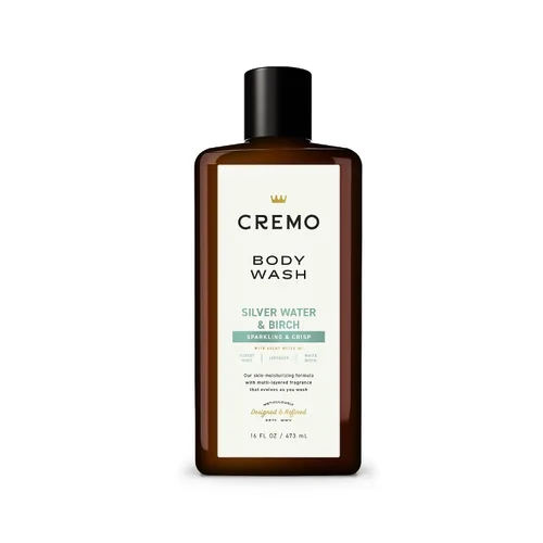 Vista 11 de Cremo Rich-Lathering Golden Amber Gel de baño para hombres, notas de grosella roja, piña, ámbar gris y musgo, 16 onzas líquidas