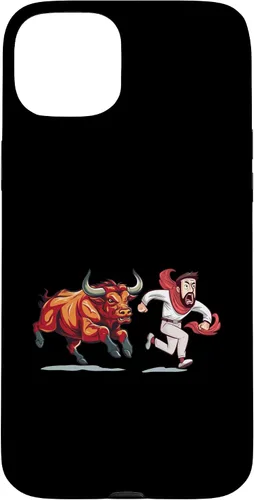 Vista 9 de Funda para iPhone 15 Pro Saint Fermin Bulls Running