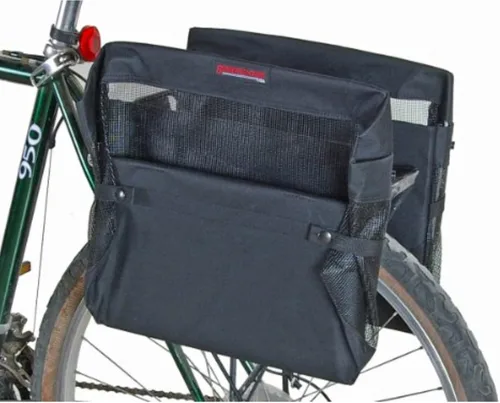 Vista 2 de Bushwhacker Omaha alforja de bicicleta, canastilla para la parte trasera, para accesorios, se vende como par