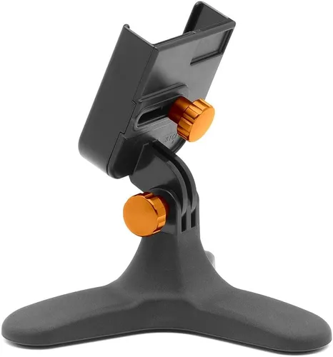 Vista 9 de WeatherTech DeskFone - Soporte universal para teléfono celular de escritorio (perillas metálicas negras)
