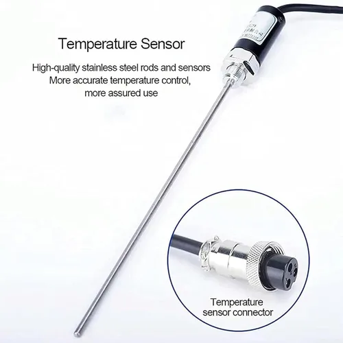Vista 6 de 500W Laboratory Magnetic Stirring Heating Pot, Agitador magnético de placa caliente 2L, Sistema de control de temperatura de pantalla digital, Baño