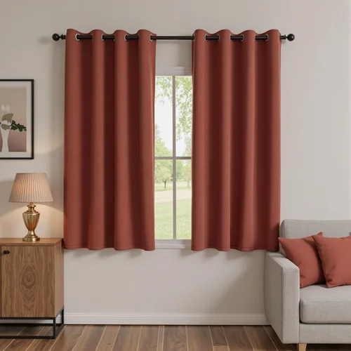 Vista 82 de MYSKY HOME Cortinas Aqua para Armario para Entrada Cortina Opaca para Puerta para Sala de Estar Cortina Oscurecedora de Habitación con Ojales