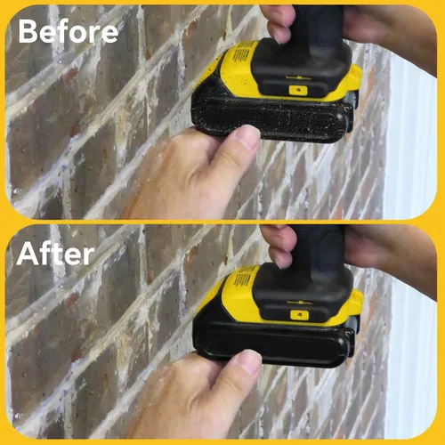 Vista 3 de Estuche de Reemplazo de Batería de Plástico para DeWalt 20V DCB201, DCB203, DCB204, DCB200 18V Cubierta de Batería de Iones de Litio para Piezas