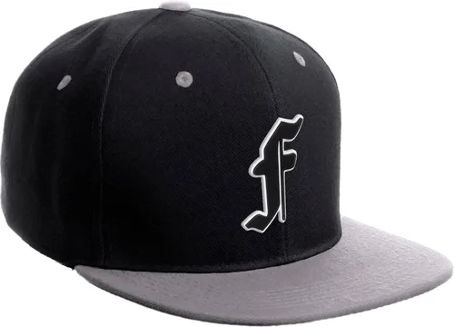 Vista 1424 de Daxton Gorra clásica con visera de billete plano con letras del alfabeto inglés antiguo de la A a la Z