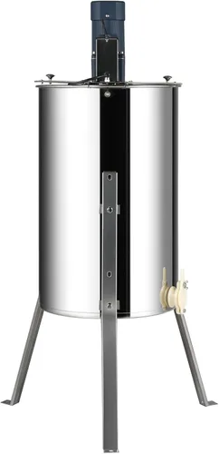 Vista 10 de VEVOR Extractor Eléctrico de Miel, Extracción de Apicultura de Acero Inoxidable de 2/4 Marcos, Centrifugadora de Tambor de Panal con Tapa