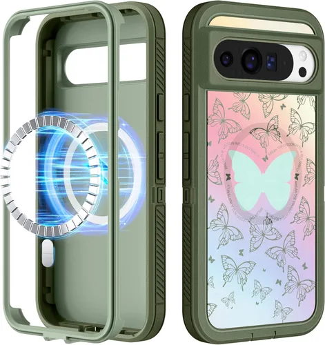 Vista 72 de Funda para Moto G 5G 2024 – Compatible con MagSafe para mujeres y niñas, bonita funda protectora magnética para teléfono, diseño femenino Kawaii