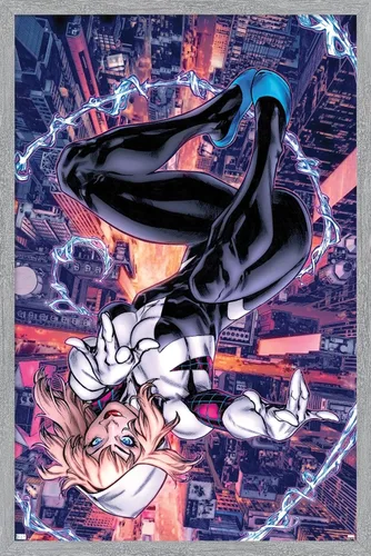 Vista 10 de Trends International Póster de pared de Marvel Comics Ghost Spider #1, 14.725 x 22.375 pulgadas, versión premium sin marco