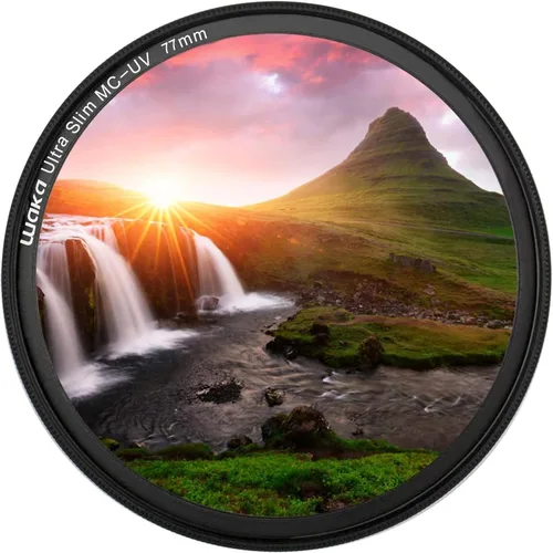 Vista 2 de waka Filtro UV MC de 3.031 in – Ultra Delgado 16 capas Multi Recubierto Ultravioleta Filtro de lente de protección para Canon Nikon Sony DSLR lente