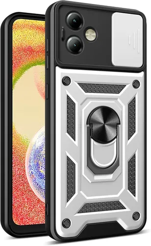 Vista 98 de Compatible con Tecno Pova Neo 2 Bracket Shell, con cubierta deslizante para lente de cámara compatible con Tecno Pova Neo 2 LG6n Case Negro