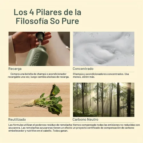 Vista 6 de KEUNE So Pure Clarify - Recambio de champú, sin sulfato, 13.5 onzas líquidas