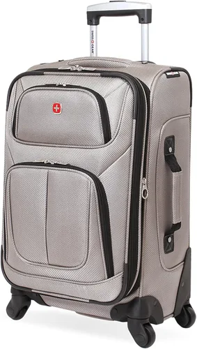 Vista 106 de SwissGear - Equipaje suave expandible Sion con ruedas, Negro