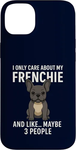 Vista 15 de I Care About My Frenchie & 3 People French Bulldog Owner Case for iPhone XR