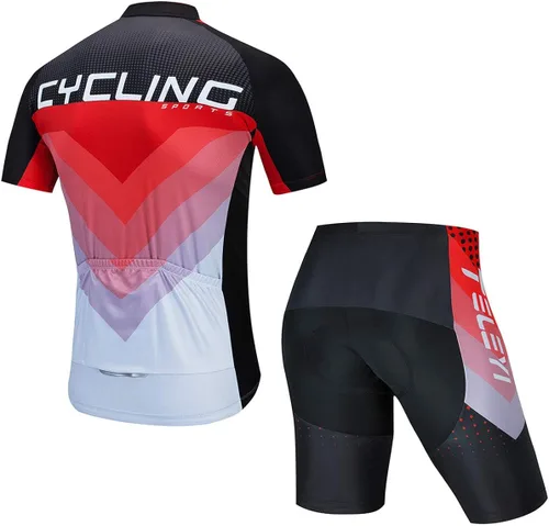 Vista 2 de Maillot de ciclismo de manga corta ropa de bicicleta para hombre MTB jersey transpirable verano