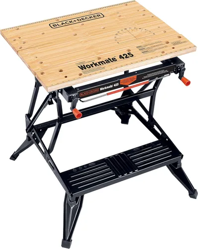 Vista 2 de BLACK+DECKER Banco de trabajo portátil, centro de proyectos y tornillo de banco con abrazaderas IRWIN QUICK-GRIP, con una sola mano, mini bar, 6