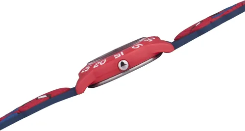 Vista 4 de Marvel Spider-Man - Reloj analógico de cuarzo 3D para niños, Azul Patchwork, Movimiento de cuarzo