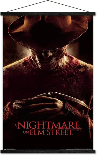 Vista 7 de Trends International A Nightmare on Elm Street - 2010 Wall Poster, 22.4L x 14.7W, Barnwood Framed Version