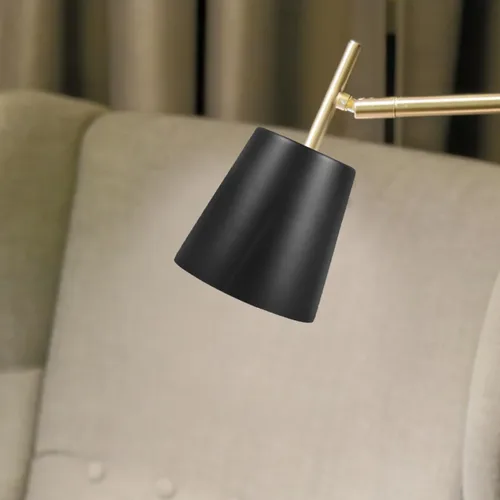Vista 2 de Housoutil Pantalla de metal forjado de 5.07 x 4.96 x 4.96 pulgadas, pantalla colgante para lámpara colgante de interior para lámparas de mesa