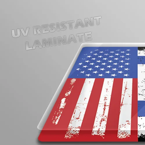 Vista 6 de Adhesivos de vinilo para defensores y aliados (Estados Unidos e Israel)
