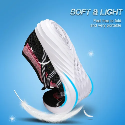 Vista 5 de VIFUUR Zapatos de agua para hombre y mujer, zapatos deportivos para playa, surf, caminar, kayak, barco, piscina