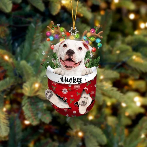 Vista 88 de Adorno de Navidad personalizado para perro Airedale Terrier en bolsillo de nieve, adorno para árbol de Navidad, idea de regalo para amantes