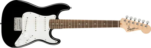 Vista 9 de Fender Squier Guitarra Eléctrica Mini Strat de Tamaño 3/4 para Niños Paquete de Aprender-a-Tocar con Correa, Púas, Lecciones en Línea de Fender Play