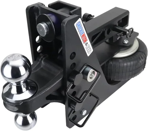 Vista 11 de Shocker HD Max Air Enganche y Bola Combinada, Se Adapta a Enganche de 2-1/2" Combo Negro Bolas de 2" y 2-5/16
