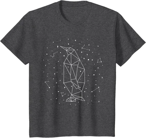 Vista 38 de Sternbild Penguin Constellation Emperor Sea Bird Penguin Camiseta Negro